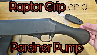 How To Put Raptor Grip on HampR 1871 Pardner Pump [upl. by Miguela830]