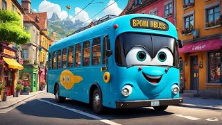 Wheels on the Bus  Nursery Rhymes for Kids  Fun amp Interactive Song [upl. by Alios]