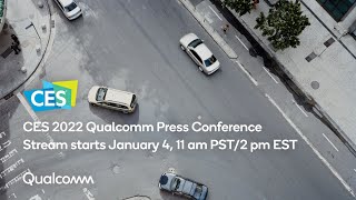 CES 2022 Qualcomm press conference led by President and CEO Cristiano Amon [upl. by Boswell250]