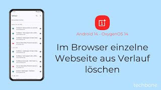 Im Browser einzelne Webseite aus Verlauf löschen  OnePlus Android 14  OxygenOS 14 [upl. by Atsyrc]