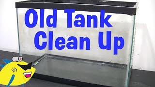 How to Clean up an Old Aquarium [upl. by Einwat36]