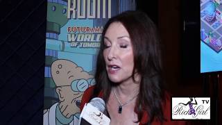 Voice Over Actor Tress Macneille of Futurama Worlds of Tomorrow At Event Launch [upl. by Lune]