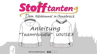 Schnittmuster Anleitung quotTeamHoodiequot [upl. by Evyn]