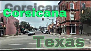 Corsicana Texas  Touring The City [upl. by Atinrahc86]