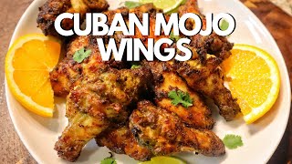 Cuban Mojo Chicken Wings In The Oven  Super Bowl Food Recipes  AMZCHEF Slow Juicer [upl. by Shani780]