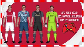 PES 2017AFC Ajax 2021 Official Released Kitsby Aykovic10 [upl. by Nelo722]