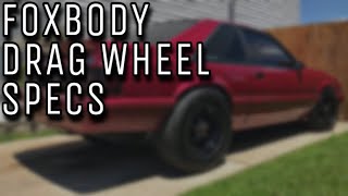 Drag Wheel Backspacing Guide For Your Foxbody [upl. by Oscar]