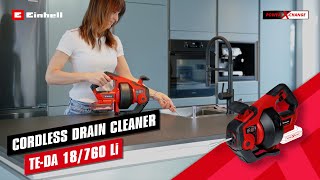 Cordless Drain Cleaner  TEDA 18760 Li [upl. by Maclaine]