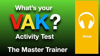 Whats your VAK Test  The Master Trainer [upl. by Anuahsat]