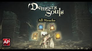 Demons Souls  All Miracles  AbilityPreview [upl. by Crespi45]