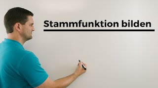 Stammfunktion bei sinx mit Substitution Integration trigonometrische Fkt  Mathe by Daniel Jung [upl. by Animahs]