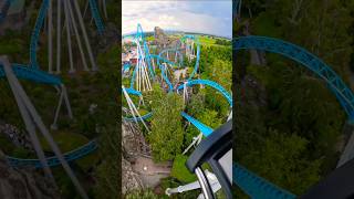 Blue fire at Europapark rollercoaster themepark europapark bluefire [upl. by Orvil]