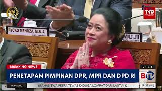 Puan Maharani Terpilih Menjadi Ketua DPR RI Periode 2024 – 2029  Beritasatu [upl. by Aissela246]