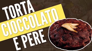 TORTA AL CIOCCOLATO E PERE  RICETTA DOLCI SENZA ZUCCHERO [upl. by Agace742]