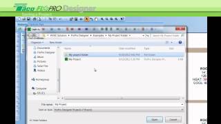 Saving a FloPro Designer Project [upl. by Staley680]