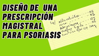 Diseño y desarrollo de una emulsión para psoriasis [upl. by Standish]