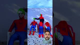 Spiderman vs joker challenge spiderman funny short [upl. by Soane]