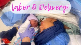 Labor amp Delivery 🍼🎀 LIVE BIRTH VLOG [upl. by Wieche]