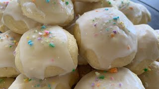 Italian Lemon Drop Cookies Perfect for holidays special events or to enjoy anytime ASMR Cooking [upl. by Ardnaiek252]