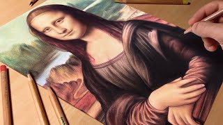 Drawing The Mona Lisa • Disegno La Gioconda [upl. by Gilead]