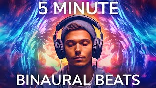 40 Hz Binaural Beats 5 Minutes For Studying [upl. by Bernardi46]