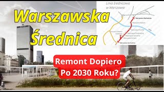 Remont Linii Średnicowej w Warszawie Dopiero Po 2030 Roku Przy Okazji Powstanie Wieżowiec i Park [upl. by Arber]