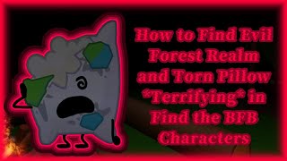 How to Get to the Evil Forest Realm and Find Torn Pillow in Find The BFB Characters 814 [upl. by Jae]