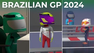 Brazilian GP 2024  Highlights  Comedy on F1 racing [upl. by Auqeenahs]