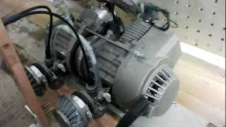 2 Zylinder pocket bike Motor [upl. by Uriiah]