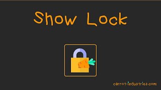 Show Lock [upl. by Sidonnie435]