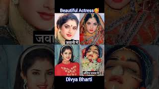 Divya Bharti Actress divyabharti bollywood tragedy trending [upl. by Allina36]