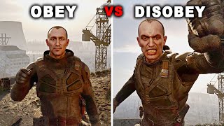 Obey vs Disobey Strelock order to kill Dr Kaymanov ALL CHOICES  STALKER 2 Heart of Chornobyl [upl. by Jay]