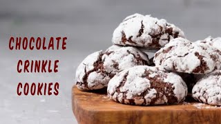 Easy Chocolate Crinkle Cookies [upl. by Adnael471]