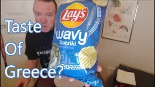 Lays  Wavy Tzatziki Flavored Potato Chips [upl. by Ynohtna564]