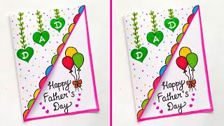 Fathers Day Greeting Card Ideas  Easy amp Cute Fathers Day Card  Happy Fathers Day Card 2024 [upl. by Neleag9]