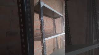 Slotted angle rack shelves at 1600 rs all India delivery available Message us indianshelf [upl. by Akimyt]