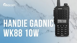 Handie Pro Gadnic Recargable 10W Handie UHFVHF  Batería WALKIE18 [upl. by Ateuqal945]