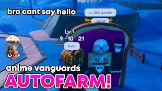 Anime Vanguards Autofarm 🤯 🔥 [upl. by Janet]