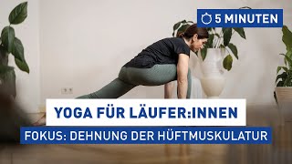 Yoga für Läufer und Läuferinnen Die richtigen Dehnübungen zum Laufen  FitMitINTERSPORT [upl. by Gosser]