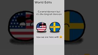 Caramelldansen but its the English lyrics 😍😍😍 countries countryballs [upl. by Galligan]