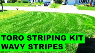 Wavy Stripes with the Toro Lawn Striping Kit [upl. by Crawford593]