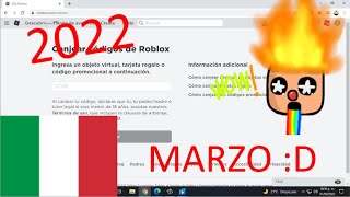 Tutti i codici promozionali codici in roblox marzo 2022 [upl. by Violette844]