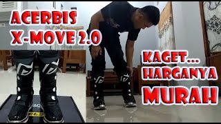 Unboxing Test amp Review Sepatu Cross Acerbis XMove 20  Sepatu Trail  Motocross MX Boots [upl. by Marigolda478]