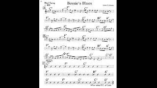 Bessies Blues  Play along  Backing track  Alto Sax [upl. by Lauer]