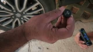 External Tyre Pressure Monitoring System TPMS complete installation steps [upl. by Anadal]