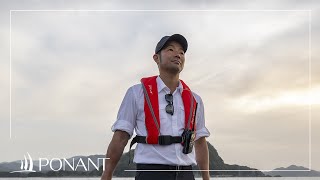 Ryo Ijichi expedition leader and Japanese expedition cruise designer  PONANT [upl. by Onairpic]