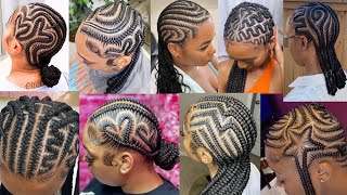 Unique amp Stylish Braids New Classy Cornrow Braids Hairstyles for Black Women [upl. by Ellednek338]