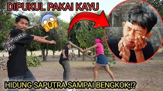 KESERUAN51  Main Blindfold Game Saputra Kena Pukvl [upl. by Nehgam374]