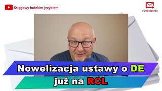 Edoręczenia  Nowelizacja ustawy o DE już na RCL [upl. by August]