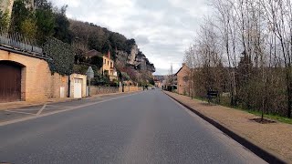 VLOG France  Perigord From Bergerac to Sarlat  driving 4K [upl. by Kristal]